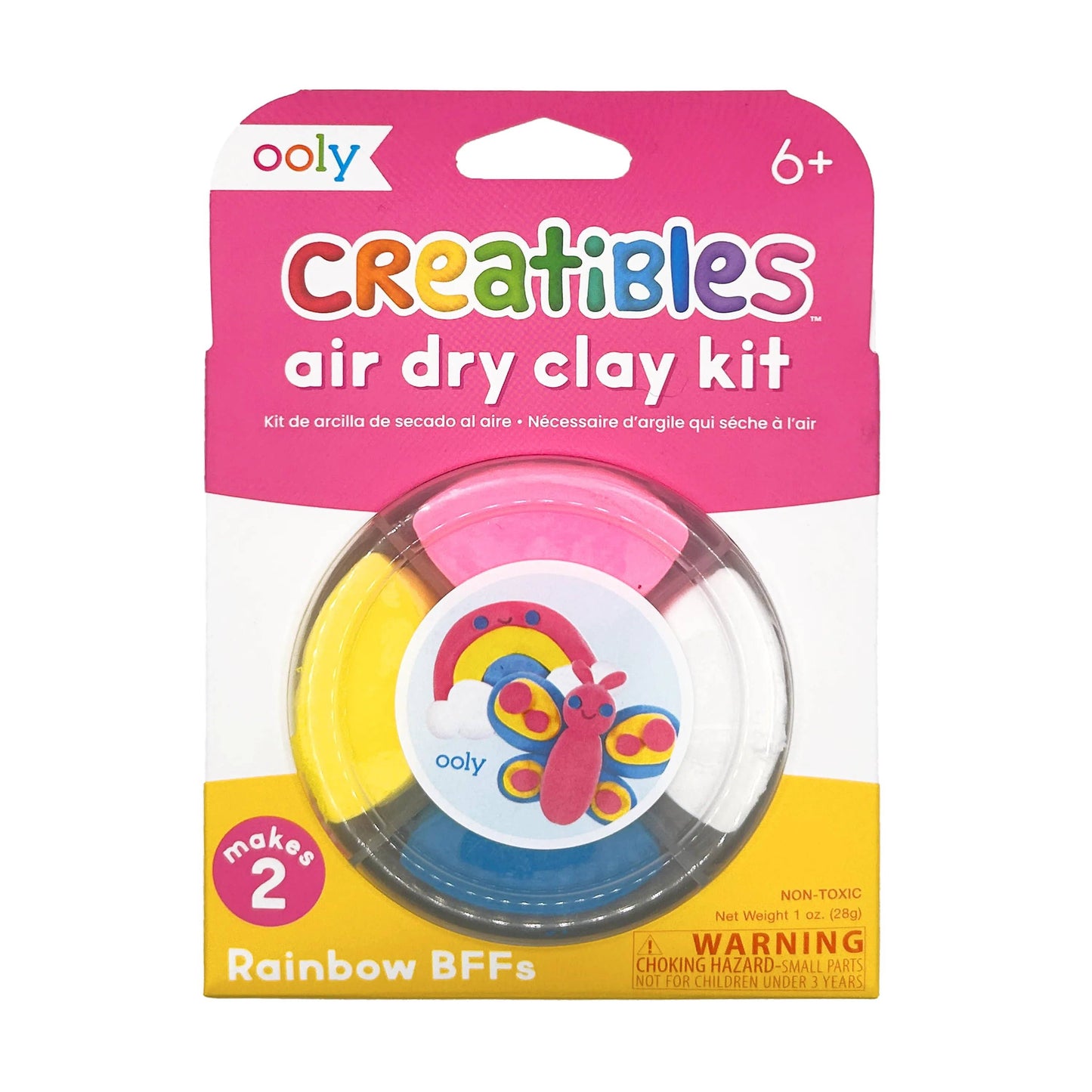 Creatibles D.I.Y. Air-Dry Clay Kit: Rainbow BFFs