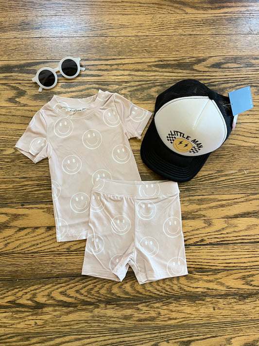 Neutral Smiley Two Piece Set