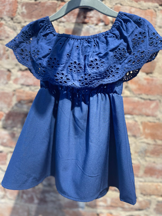 Bailey's Blossoms Navy Dress